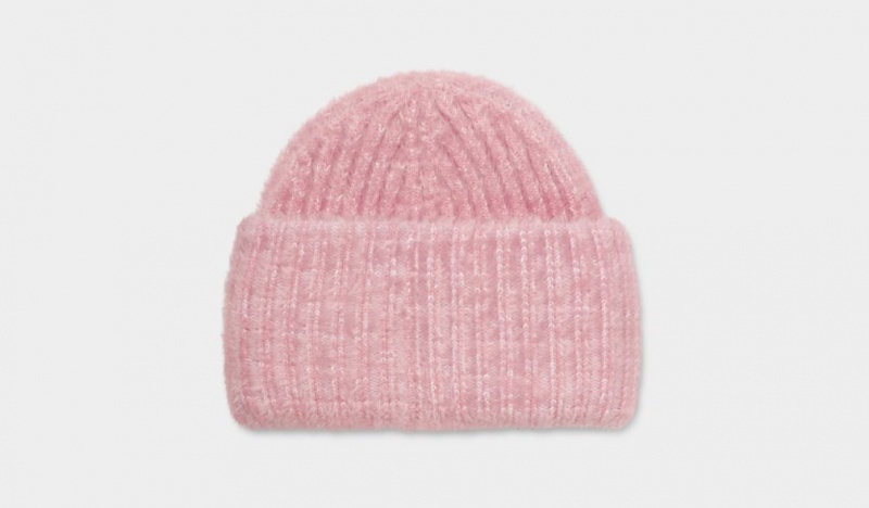 Ugg Chunky Plush Cuff Ženske Beanie Roze | YRW406317