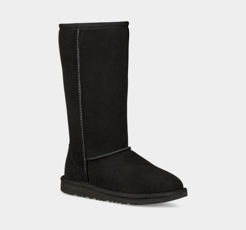 Ugg Classic II Tall Dječje Cizme Crne | PRT726139