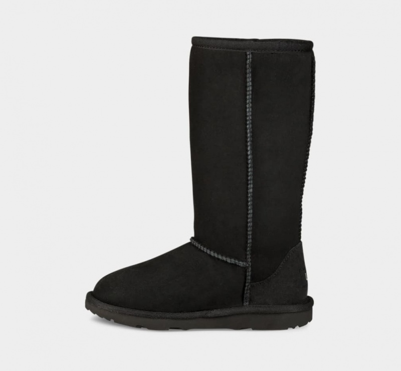 Ugg Classic II Tall Dječje Cizme Crne | PRT726139