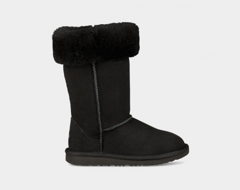 Ugg Classic II Tall Dječje Cizme Crne | PRT726139