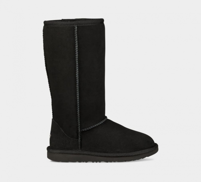 Ugg Classic II Tall Dječje Cizme Crne | PRT726139