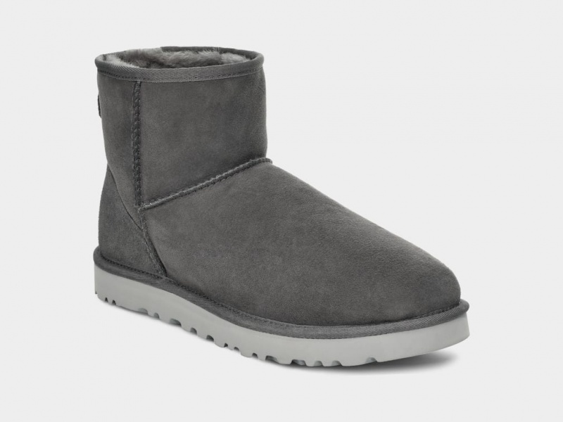 Ugg Classic Mini Muške Cizme Tamno Sive | MIX792651