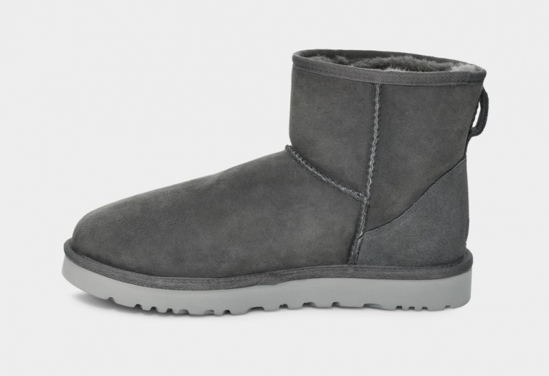 Ugg Classic Mini Muške Cizme Tamno Sive | MIX792651