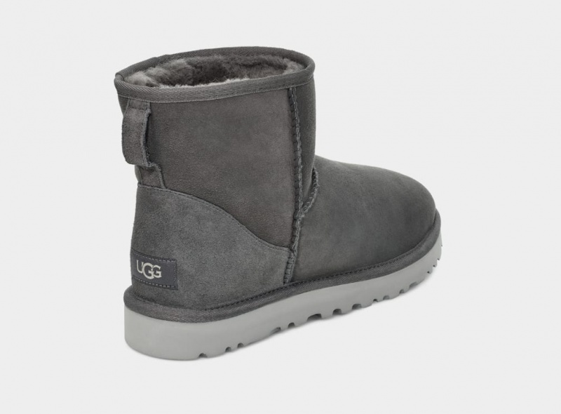 Ugg Classic Mini Muške Cizme Tamno Sive | MIX792651