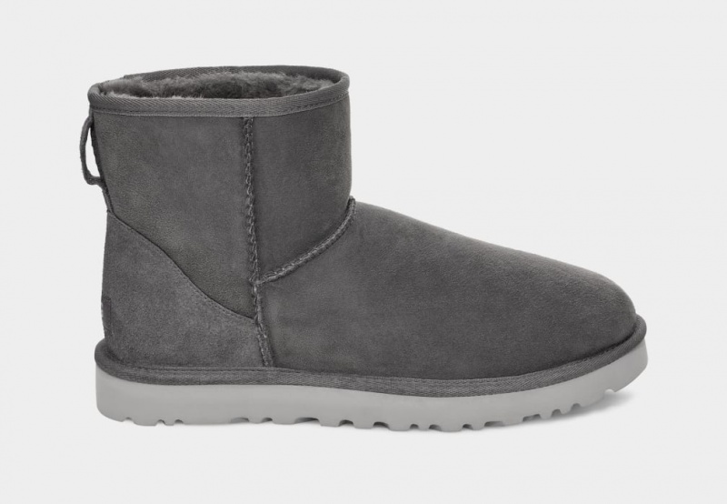 Ugg Classic Mini Muške Cizme Tamno Sive | MIX792651