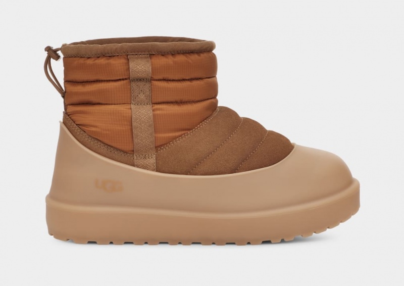 Ugg Classic Mini Pull-On Weather Muške Cizme Smeđe | UWH951472