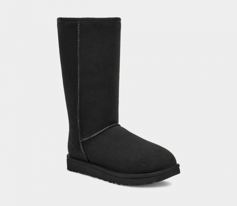 Ugg Classic Tall II Ženske Cizme Crne | QPY075912