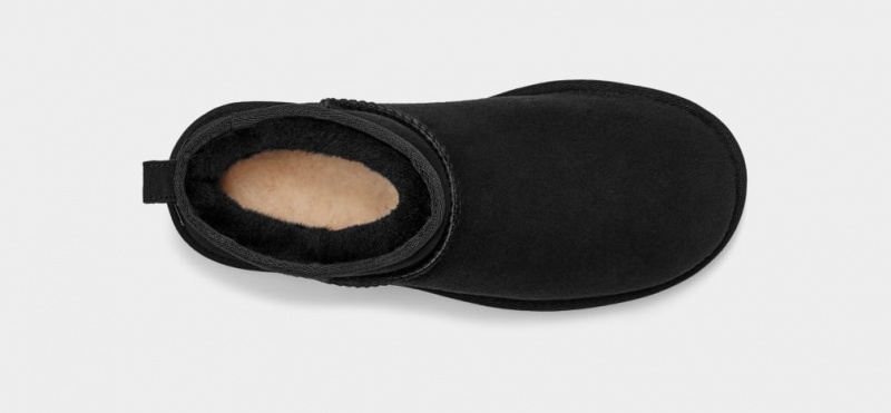 Ugg Classic Ultra Mini Ženske Cizme Crne | FID791486