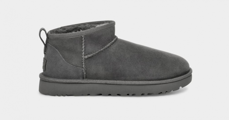 Ugg Classic Ultra Mini Ženske Cizme Sive | QMV740931