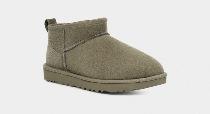 Ugg Classic Ultra Mini Ženske Cizme Zelene | XNE205937