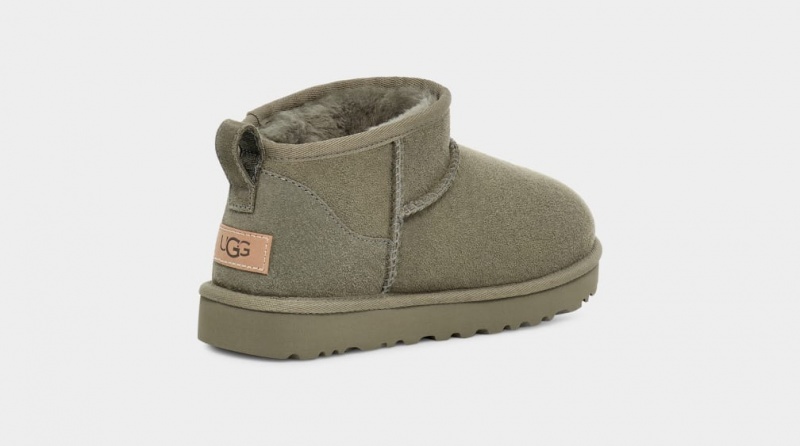 Ugg Classic Ultra Mini Ženske Cizme Zelene | XNE205937