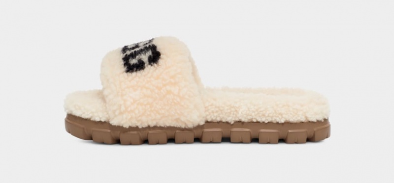 Ugg Cozetta Curly Graficke Ženske Papuče Bež | XYQ386514