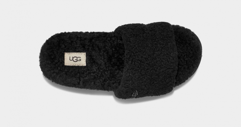 Ugg Cozetta Curly Ženske Natikače Crne | UAB520678