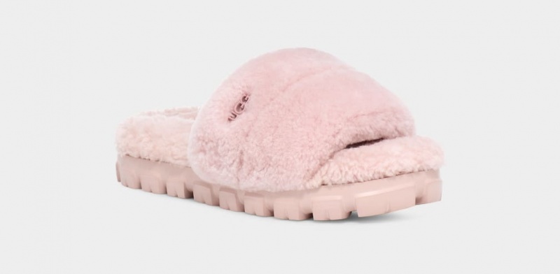 Ugg Cozetta Curly Ženske Natikače Roze | UJD027385