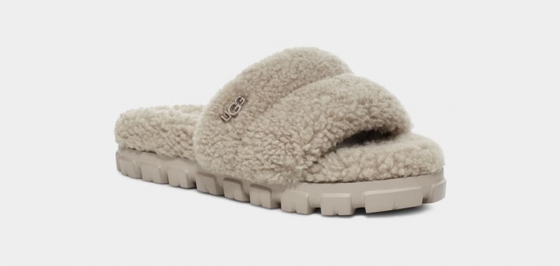 Ugg Cozetta Curly Ženske Natikače Sive | VEO461273