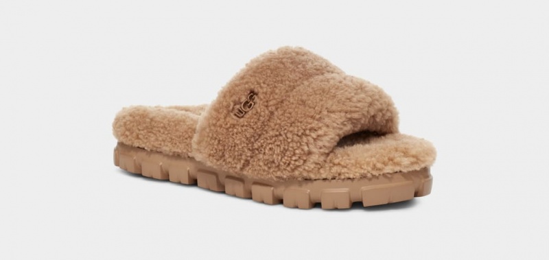 Ugg Cozetta Curly Ženske Natikače Smeđe | ULP453168