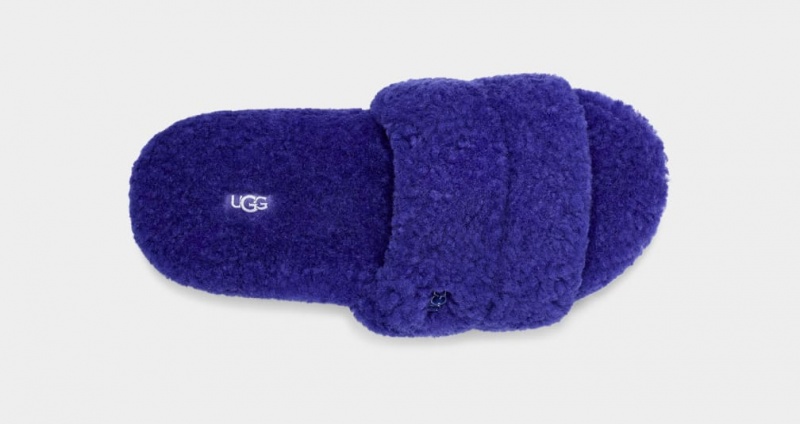 Ugg Cozetta Curly Ženske Papuče Plave | HNP502369