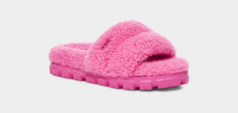 Ugg Cozetta Curly Ženske Papuče Roze | HNV692483