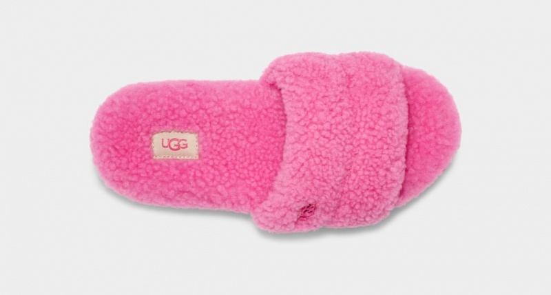 Ugg Cozetta Curly Ženske Papuče Roze | HNV692483