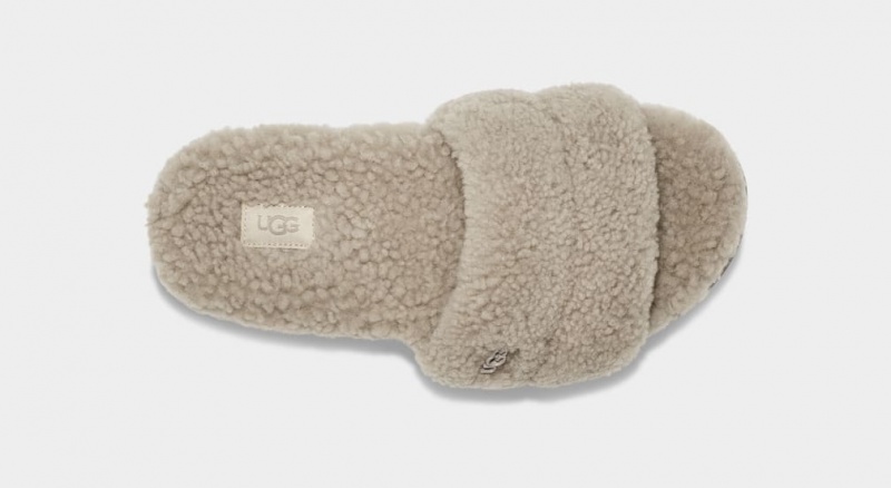 Ugg Cozetta Curly Ženske Papuče Sive | YSF398157