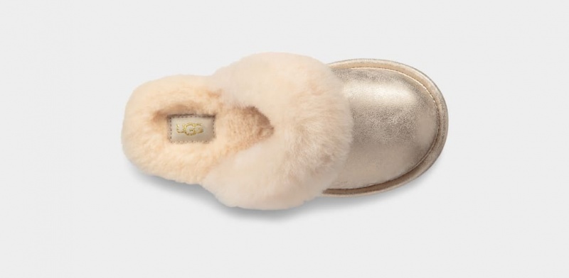 Ugg Cozy II Metallic Dječje Papuče Zlatne | OAE516748