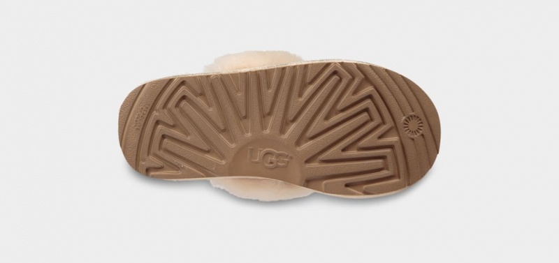 Ugg Cozy II Metallic Dječje Papuče Zlatne | OAE516748