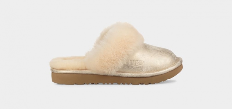 Ugg Cozy II Metallic Dječje Papuče Zlatne | OAE516748