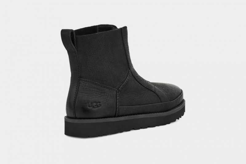 Ugg Deconstructed Front Zip Ženske Cizme Crne | BWH965187