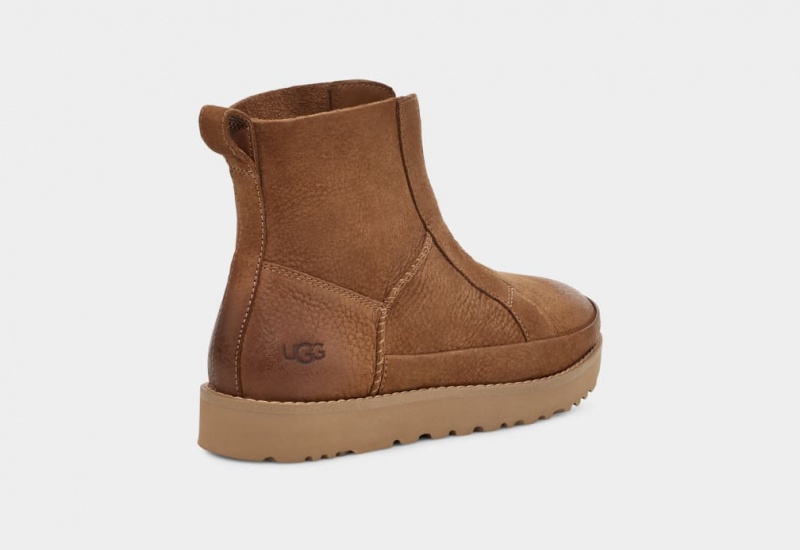 Ugg Deconstructed Front Zip Ženske Cizme Smeđe | BKS724608