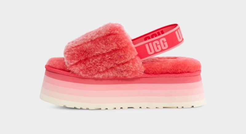 Ugg Disco Sherpa Corduroy Ženske Papuče Koraljne | CON034897