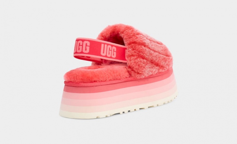 Ugg Disco Sherpa Corduroy Ženske Papuče Koraljne | CON034897