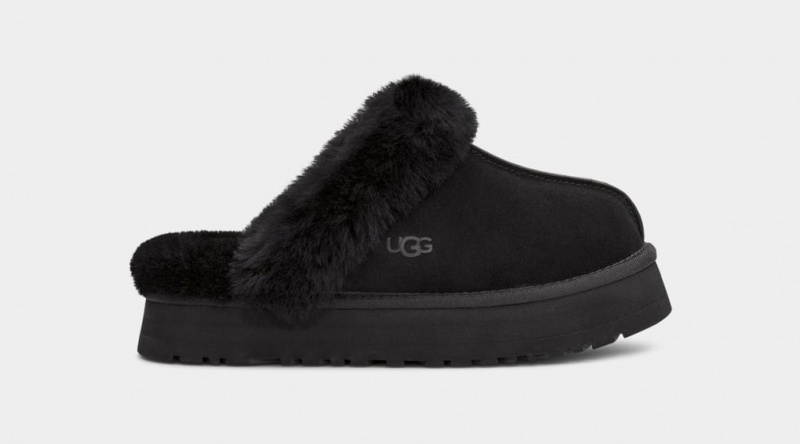 Ugg Disquette Ženske Papuče Crne | HUL480635