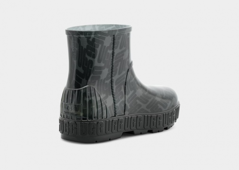 Ugg Drizlita Graficke Monogram Ženske Cizme Crne | OGI037249