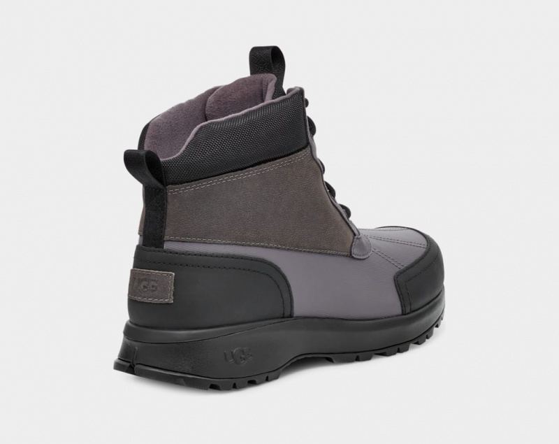 Ugg Emmett Duck Muške Cizme Tamno Sive Crne | UQY368175