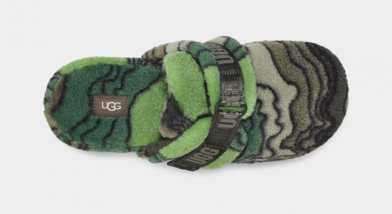 Ugg Fluff It Calio Muške Papuče Zelene | OCP839106