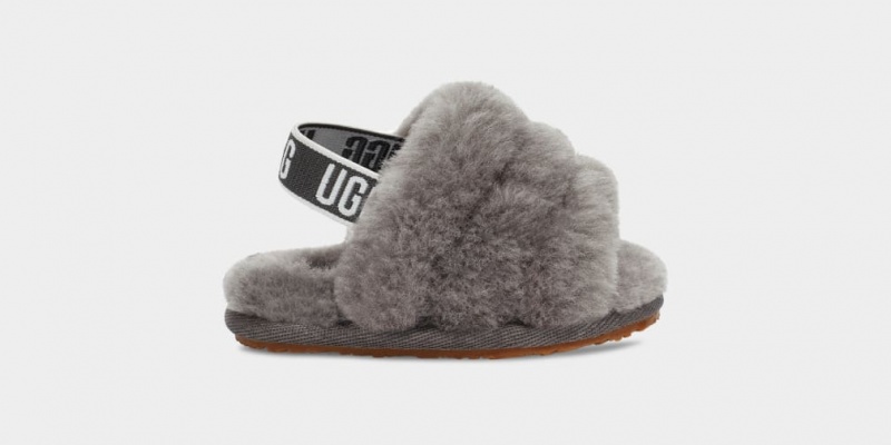 Ugg Fluff Yeah And Lovey Dječje Papuče Sive | ZWL198635