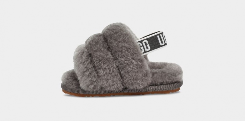 Ugg Fluff Yeah And Lovey Dječje Papuče Sive | ZWL198635