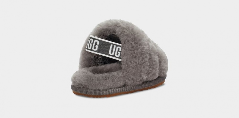 Ugg Fluff Yeah And Lovey Dječje Papuče Sive | ZWL198635