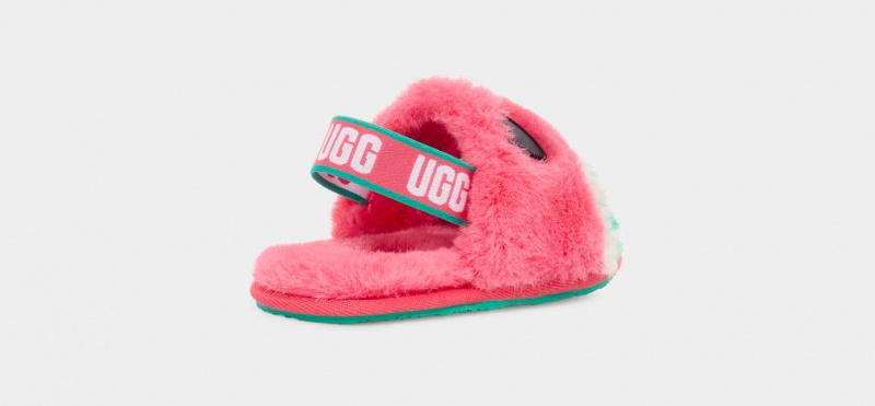 Ugg Fluff Yeah Watermelon Stuffie Dječje Papuče Roze | GAP609371