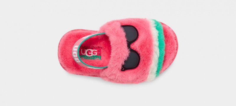 Ugg Fluff Yeah Watermelon Stuffie Dječje Papuče Roze | GAP609371