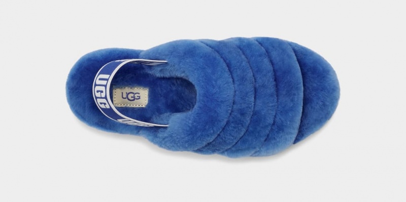 Ugg Fluff Yeah Ženske Papuče Plave | WUS083271