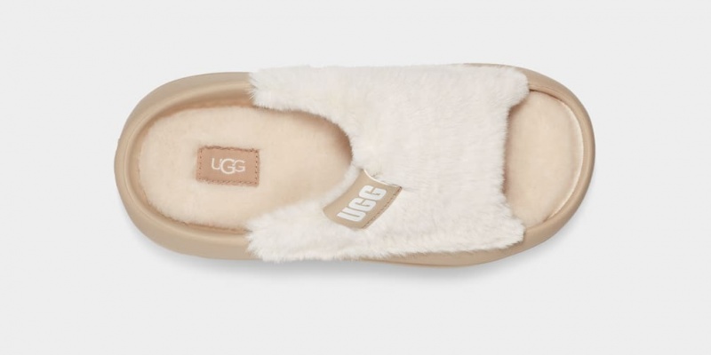 Ugg FoamOplush Ženske Natikače Boje Senfa | KRT493856