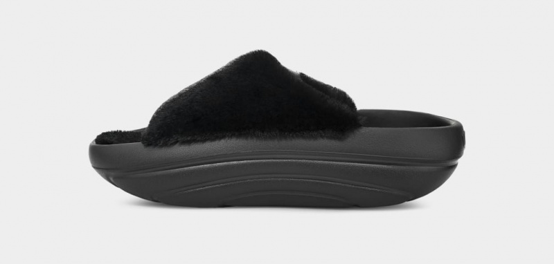 Ugg FoamOplush Ženske Natikače Crne | TXQ739081