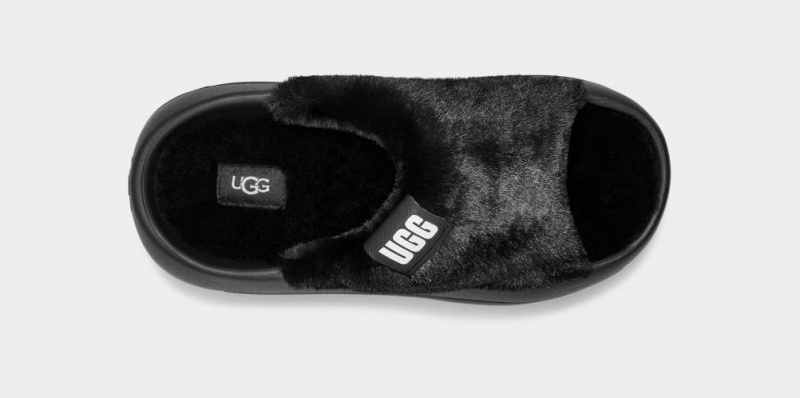 Ugg FoamOplush Ženske Natikače Crne | TXQ739081