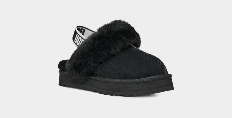 Ugg Funkette Dječje Papuče Crne | LGC536418