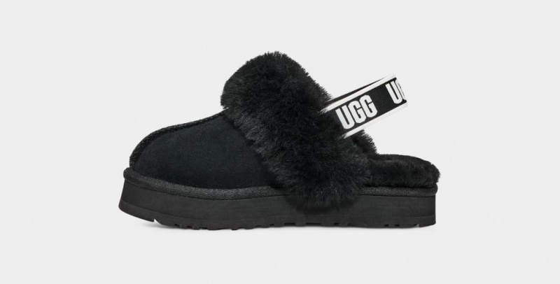 Ugg Funkette Dječje Papuče Crne | LGC536418