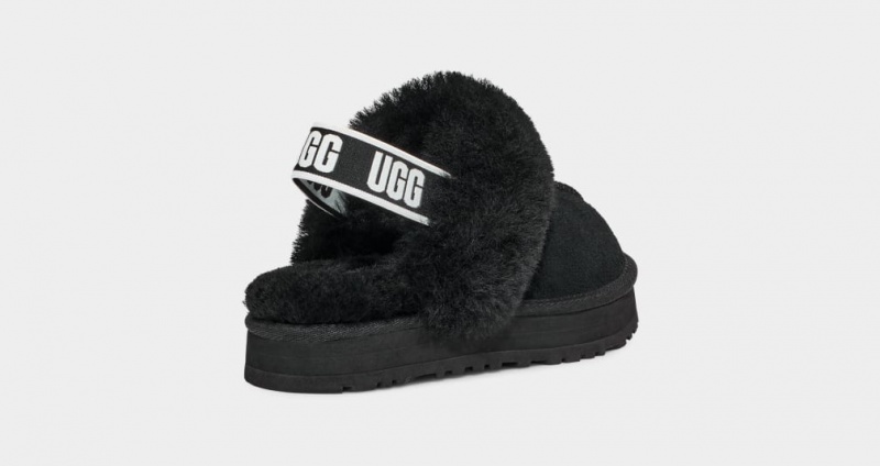 Ugg Funkette Dječje Papuče Crne | LGC536418