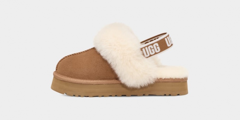 Ugg Funkette Dječje Papuče Smeđe | EIS395246