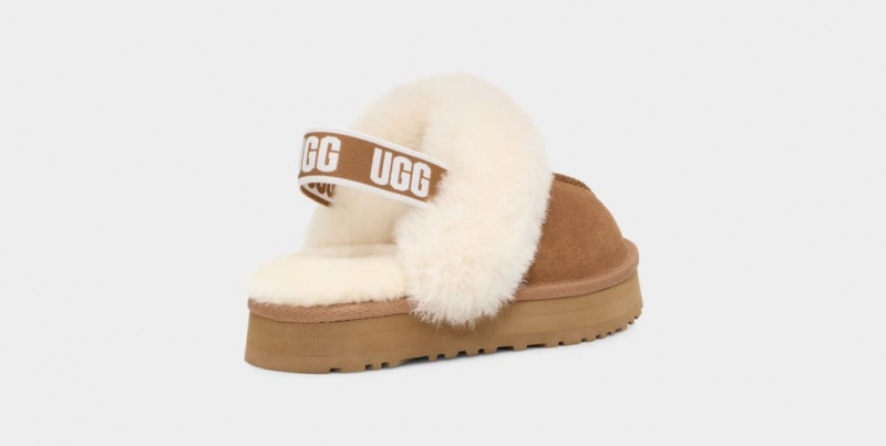 Ugg Funkette Dječje Papuče Smeđe | EIS395246