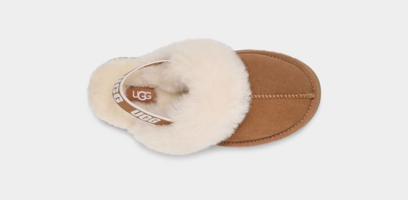 Ugg Funkette Dječje Papuče Smeđe | EIS395246